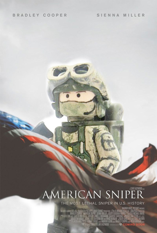 Cinemascope - Sniper Americano versão Lego